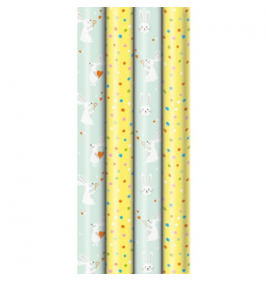 Geschenkpapier 33073 3A3225, Ostern, 70cm x 2m, bunt
