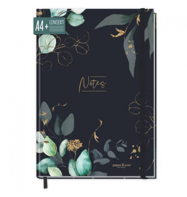 Notizbuch 7150-2, farbig sortiert, A4, liniert, 100g, 78 Blatt / 156 Seiten