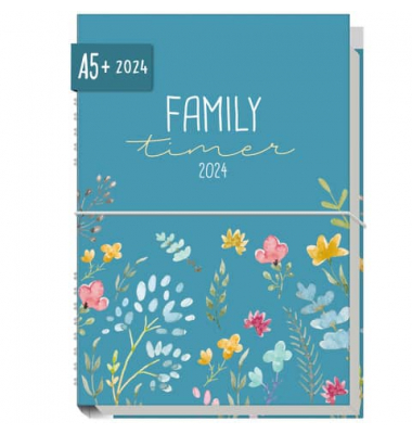 Familienplaner A5+ Family-Timer 2024 Familienplaner