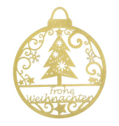 Christbaumschmuck 10603, gold