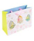 Geschenktasche 46 589, allgemein, Schleifenband mit Karte, Schmetterlinge, 250mm x 180mm