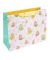 Geschenktasche 46 689, allgemein, Schleifenband mit Karte, Schmetterlinge, 330mm x 270mm