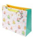 Geschenktasche 46 689, allgemein, Schleifenband mit Karte, Schmetterlinge, 330mm x 270mm