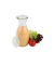 6 APS Einmachflasche 19,0 cm hoch transparent