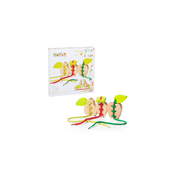 4823056514811 - Holzspielzeug an einer Schnur Interlace Früchte Birne Apfel Erdbeere 14811 4823056514811 - Holzspielzeug an einer Schnur Interlace Früchte Birne Apfel Erdbeere 14811