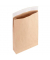 Faltentaschen classic Fixverschluss 2FVMF000502, kurze Seite offen, B4, ohne Fenster, 50mm-Falte, haftklebend, 100g, braun