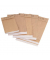 Faltentaschen classic Fixverschluss 2FVMF000502, kurze Seite offen, B4, ohne Fenster, 50mm-Falte, haftklebend, 100g, braun