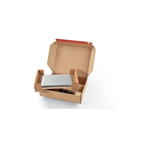 ColomPac Einleger für Versandkarton Fixtray FT 140.004 braun, für Versandkartons kompatibel, innen 410x275mm, Pappe 4033657963110 ColomPa