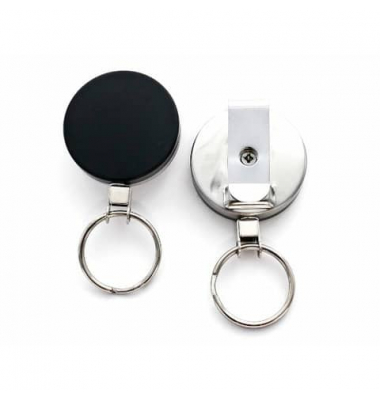Jojo-Halter mit Gürtelclip und Keyring, 25S silber