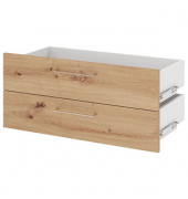 FlexWall Schubladen asteiche 79,6 x 35,0 x 34,6 cm