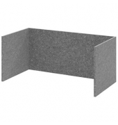 FlexWall Akustikrückwand grau 74,8 x 37,3 x 32,8 cm
