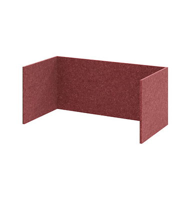FlexWall Akustikrückwand bordeaux 74,8 x 37,3 x 32,8 cm