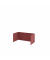 FlexWall Akustikrückwand bordeaux 74,8 x 37,3 x 32,8 cm