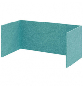 FlexWall Akustikrückwand türkis 74,8 x 37,3 x 32,8 cm