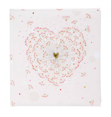 G&auml;stebuch Hochzeit 48 062, Golden Heart, 23x25cm (BxH), 176 Seiten