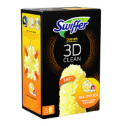 DUSTER STAUBMAGNET 360 3D Clean Staubfangtücher Mikrofaser, 5 Tücher