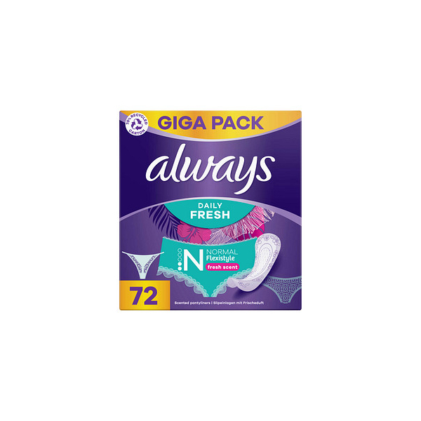 8006540769874 - Slipeinlagen Daily Fresh Flexistyle Normal 8006540769874 always 72 Stück 8006540769874 - Slipeinlagen Daily Fresh Flexistyle Normal 8006540769874 always 72 Stück
