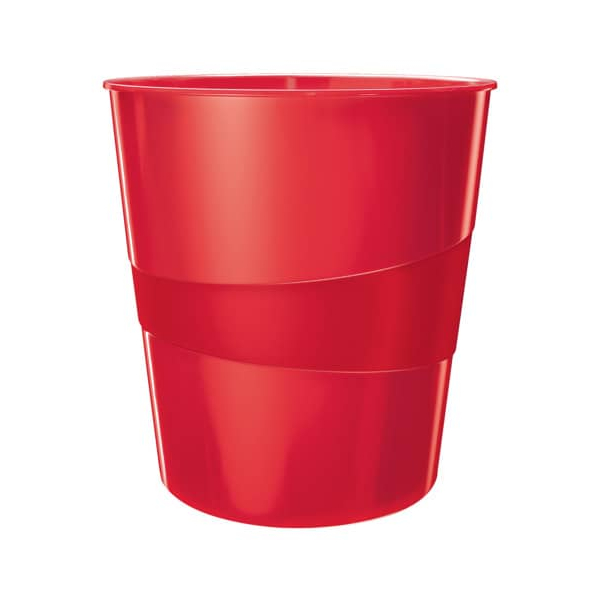 4002432135219 - AKTION LEITZ WOW Duo Colour Papierkorb 150 l rot 1 St mit Prämie nach Registrierung