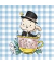 Osterservietten 205033 / Hase in Tasse, 3-lagig, 33x33cm