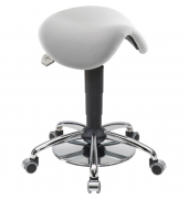 Sitzhocker 04145 Assistant Basic, weiß, mit Rollen, höhenverstellbar, bis 120kg