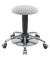 Sitzhocker 09128 Basic Assistant, weiß, mit Rollen, höhenverstellbar, bis 120kg