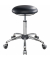 Sitzhocker 09091 Assistant Basic, schwarz, mit Rollen, höhenverstellbar, bis 120kg