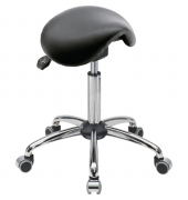 Sitzhocker 04142 Assistant Basic, schwarz, mit Rollen, höhenverstellbar, bis 120kg