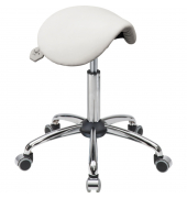 Sitzhocker 04143 Assistant Basic, wei&szlig;, mit Rollen, h&ouml;henverstellbar, bis 120kg