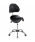 Sitzhocker 04136 Assistant Basic, schwarz, mit Rollen, höhenverstellbar, bis 120kg