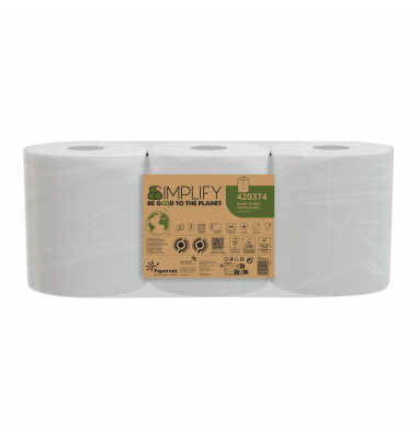 Papernet Rollenhandtuch Simplify 420374 2lg. 450Bl. 3St.