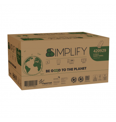 Papernet Falthandtuch Simplify 420929 2lg. 10x200Bl.