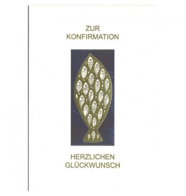 Konfirmationskarte 11-LB106 bunt