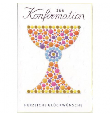 Konfirmationskarte 11-LB114 bunt