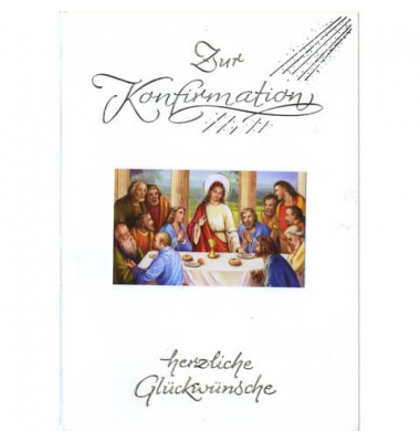 Konfirmationskarte 11-1132 bunt