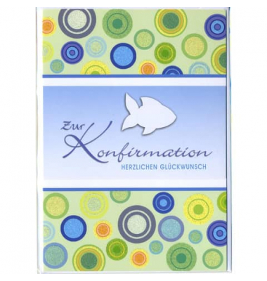 Konfirmationskarte 11-1131 bunt