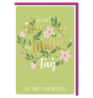 Muttertagskarte 16030 bunt