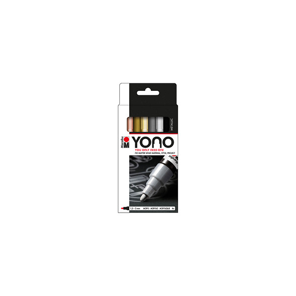 4007751848758 - YONO METALLIC Acrylstifte-Set farbsortiert 15 - 30 mm 4007751848758 4 Stück 4007751848758 - YONO METALLIC Acrylstifte-Set farbsortiert 15 - 30 mm 4007751848758 4 Stück