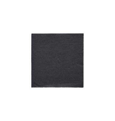 Servietten Daily Collection schwarz 2-lagig 12,0 x 12,0 cm