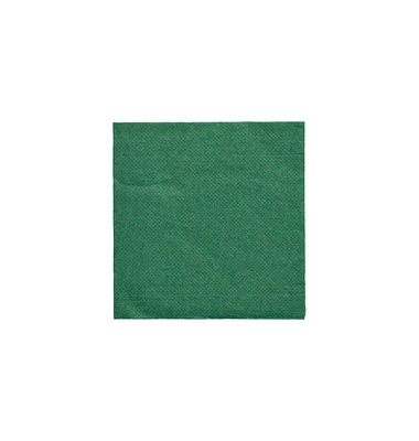 Servietten Daily Collection grün 2-lagig 12,0 x 12,0 cm