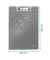 Klemmbrett WOW 4199 4199-00-26, A4, rot, Polyfoam