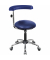 Sitzhocker 09709 A20, blau, mit Rollen, h&ouml;henverstellbar, bis 120kg