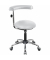 Sitzhocker 09710 A20, weiß, mit Rollen, höhenverstellbar, bis 120kg