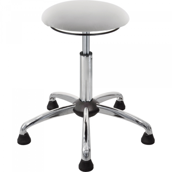 4260046928638 - Sitzhocker 09089 Assistant Basic weiß mit Rollen höhenverstellbar bis 120kg 4260046928638 Meychair