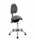 Sitzhocker 04130 Assistant Basic, schwarz, mit Bodengleitern, höhenverstellbar, bis 120kg