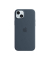 Silikon Case mit MagSafe Handy-Cover für Apple iPhone 15 Plus sturmblau