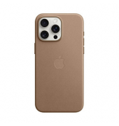 Feingewebe Case mit MagSafe Handy-Cover für Apple iPhone 15 Pro Max taupe