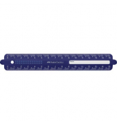 Lineal Dots, 15cm, sortiert