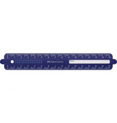 Lineal Dots, 15cm, sortiert