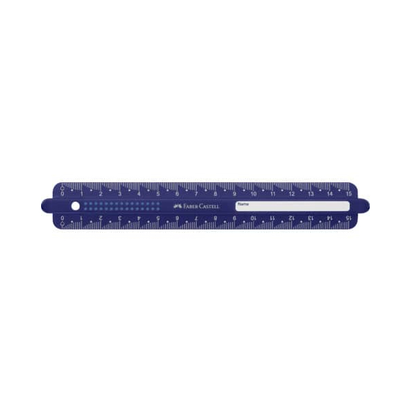 6 Stück Faber-Castell Lineal Dots, 15cm, sortiert 4005401721154 Faber-Castell