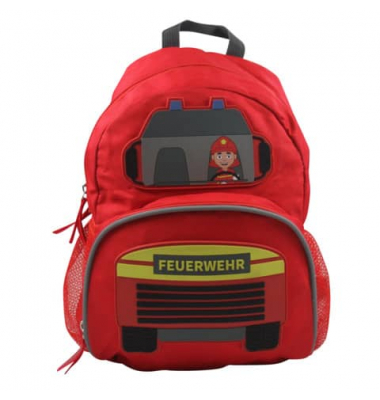 Kinderrucksack 7290842-91, Feuerwehr 3D, mit Rei&szlig;verschluss